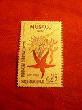 Serie Monaco 1961 -Fauna - Congres Acvariologie , 1 valoare, Nestampilat