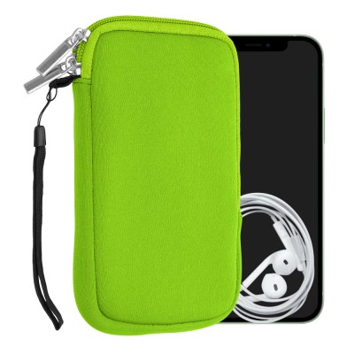 Husa Universala pentru telefon M - 5,5 inch, Neopren, Verde, 46188.3.44 foto