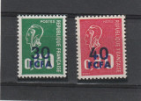 Reunion 1974 - CFA, dantelate,MNH,Mi.505,506, Nestampilat