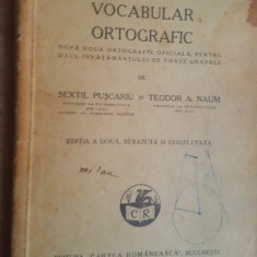 Indreptar si vocabular otrografic- Sextil Puscariu, Teodor A. Naum