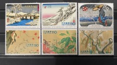 PC136 - Japonia 1997 International Letter Week/ Pictura, serie MNH, 6v