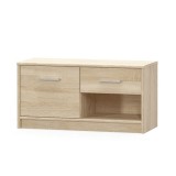 Cumpara ieftin Comoda din mdf maro stejar sonoma Teyo 83.4x34.3x42.5 cm