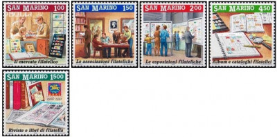 San Marino 1991 - Colectionarea de timbre, serie neuzata foto