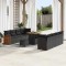 vidaXL Set de canapele pentru grădină 11 pcs Negru 80 x 80 x 71 cm 3365224