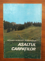 Asaltul Carpatilor - Actiunea patriotica pionereasca - atlas harti montane foto