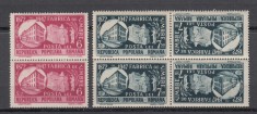 1948 LP 227 LP 227 a FABRICA DE TIMBRE PERECHE SERII MNH