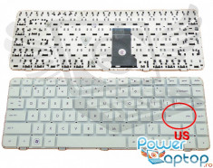 Tastatura Laptop HP Pavilion DM4 1240 alba layout US fara rama enter mic foto