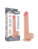 Dildo Realist Sliding-Skin, Ventuza Detasabila, Natural, 22.8 cm, Lovetoy