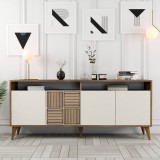 Cumpara ieftin Consola Milan Walnut-Cream