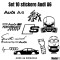 Set 10 Stickere Auto Audi A6