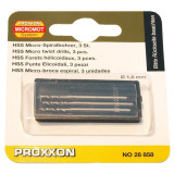 Cumpara ieftin Set burghie HSS pentru metal, plastic si lemn Proxxon 28858, O1.6 mm, 3 bucati