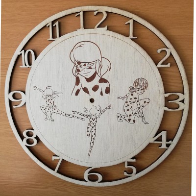 Buburuza Miraculoasa ceas educativ cifre arabe, fete si baieti, Artemis Gift foto