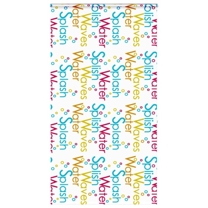 Jaluzea cu role de duș cu casetă 140x240 cm lățime materială