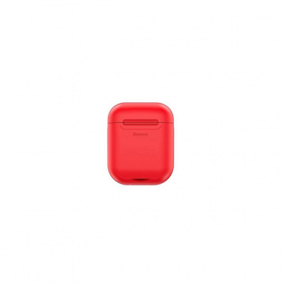 Husa Airpod cu Incarcare Wireless Baseus - WIPPOD-09 Rosu foto