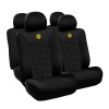 Set Huse Scaune Auto pentru Dacia Logan MCV - Momo Young, negru, 10 bucati