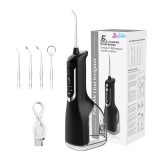 Cumpara ieftin Irigator Oral Profesional pentru Dus Bucal, Sofia CONCEPT&reg;, 5 Trepte, IPX7, 2200mAh, 330 ML, Black