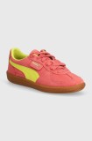 Puma sneakers din piele intoarsă Palermo Cobalt Glaze culoarea portocaliu, 396463