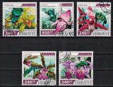 Timbre Djibouti 2017: Orhidee și Albine, Serie Completa - Colectie Straine Dupa 1950