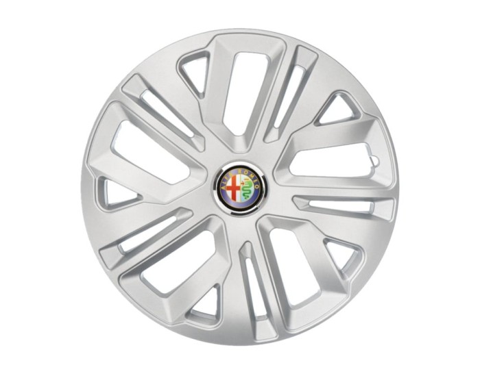 Set 4 capace roti 14``Raven Gri, Compatibile cu Alfa Romeo