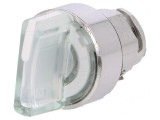 Comutator rotativ 22mm LED alb IP66