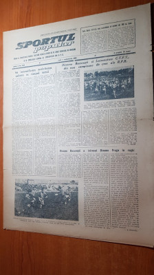 sportul popular 1 noiembrie 1954-etapa diviziei A la fotbal,CCA-progrsul oradea foto