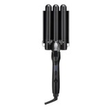 Ondulator de par cu 3 cilindri pliabil, 100W, negru, ceramica, CMCLASS
