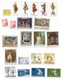 Romania - Marci diverse, 22 buc., 1968-1969 - neobliterate