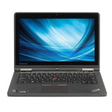 Laptop Lenovo Refurbished ThinkPad Yoga 12 12.5 inch HD Intel Core i5-5300U 8GB DDR3 240GB SSD Webcam Windows 10 Pro Black