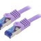 Patch Cord Ethernet S/FTP Cat 6a Violet 2m