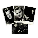 Pianistul Valentin Gheorghiu, 4 fotografii, dedicație, anii &#039;60