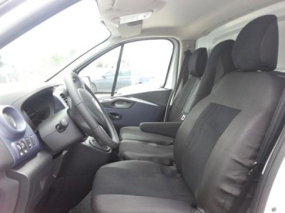 2+1 Huse Scaune pentru OPEL VIVARO 2014+ Microbuze Negru Textil foto