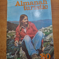 almanah turistic -din anul 1980-tiblesul,delta dunarii,sulina,cozia,suceava