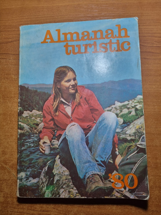 almanah turistic -din anul 1980-tiblesul,delta dunarii,sulina,cozia,suceava