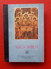 MICA BIBLIE ? Biserica ortodoxa romana an 1993 coperti cartonate foto