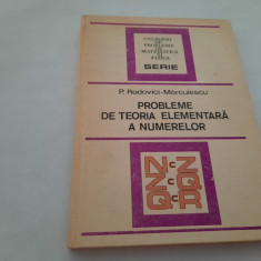 PROBLEME DE TEORIA ELEMENTARA A NUMERELOR, P. RADOVICI-RF9/2