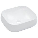 Gossi chiuveta de baie, alb, 44,5x39,5x14,5 cm, ceramica