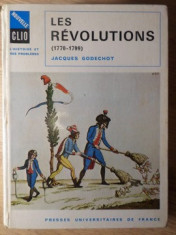 LES REVOLUTIONS (1770-1799)-JACQUES GODECHOT foto