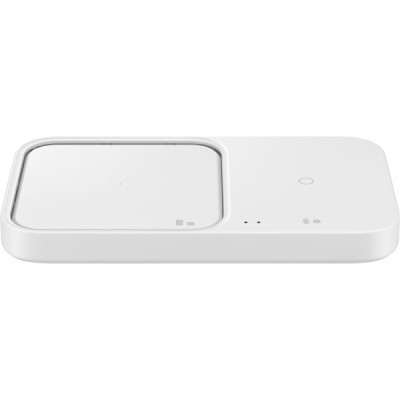Incarcator Retea Wireless Samsung Duo, 15W, 1.67A, Alb EP-P5400BWEGEU foto