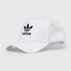 adidas Originals sapca culoarea alb, cu imprimeu, IS3015