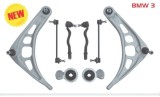 Kit brate suspensie / directie BMW Seria 3 E46 (02.1998 - 12.2007) - 8 piese QWP WSS993