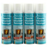 Curățare geam șemineu, spray curățare, 4 x 300 ml gata de utilizare