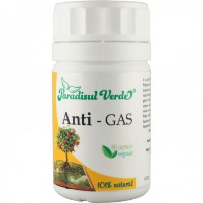 Capsule Vegetale Anti-Gas 60cps Paradisul Verde foto