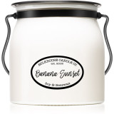 Milkhouse Candle Co. Creamery Banana Sunset lum&acirc;nare parfumată Butter Jar 454 g, Milkhouse Candle Co.