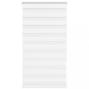 VidaXL Jaluzea tip zebra alb lățime țesătură 70,9 cm poliester