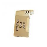 Bricheta Metal Antivant, Aurie, Gravata cu Textul Tau