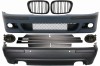 Kit Exterior BMW Seria 5 E39 (1997-2003) Cu Proiectoare Fumurii si Grile Negru Lucioase +Bandouri Laterale M5 Design Performance AutoTuning, KITT