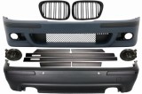 Kit Exterior BMW Seria 5 E39 (1997-2003) Cu Proiectoare Fumurii si Grile Negru Lucioase +Bandouri Laterale M5 Design Performance AutoTuning