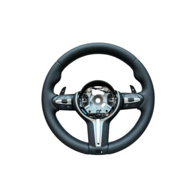 Volan sport piele compatibil cu modelele BMW Seria 1 F20,F21 Seria 2 F22,F23,F45,F87 Seria 3 F30,F31,F34 Seria 4 F32,F33,F36,F82,F83 X5 - F15 X3 - F25 foto