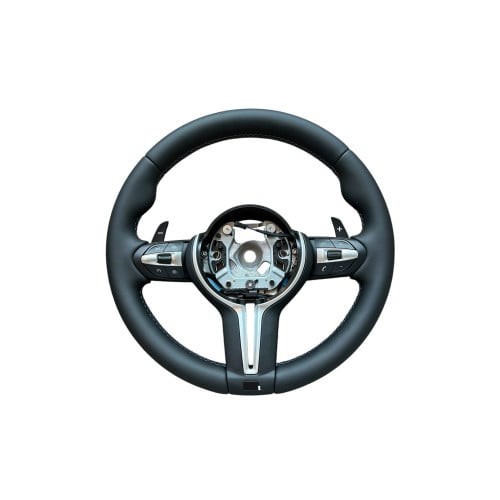 Volan sport piele compatibil cu modelele BMW Seria 1 F20,F21 Seria 2 F22,F23,F45,F87 Seria 3 F30,F31,F34 Seria 4 F32,F33,F36,F82,F83 X5 - F15 X3 - F25