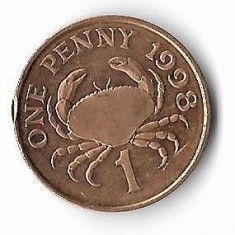 Moneda 1 penny 1998 - Guernsey foto